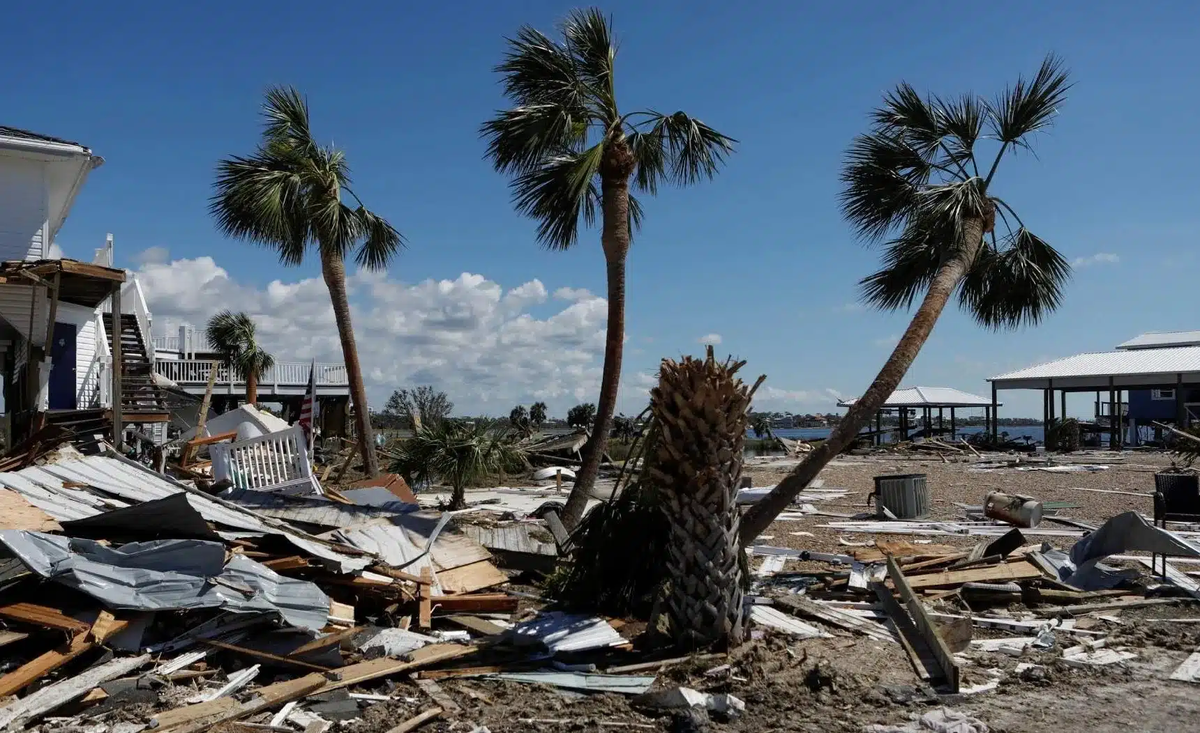 Florida luego del paso del huracán Helene