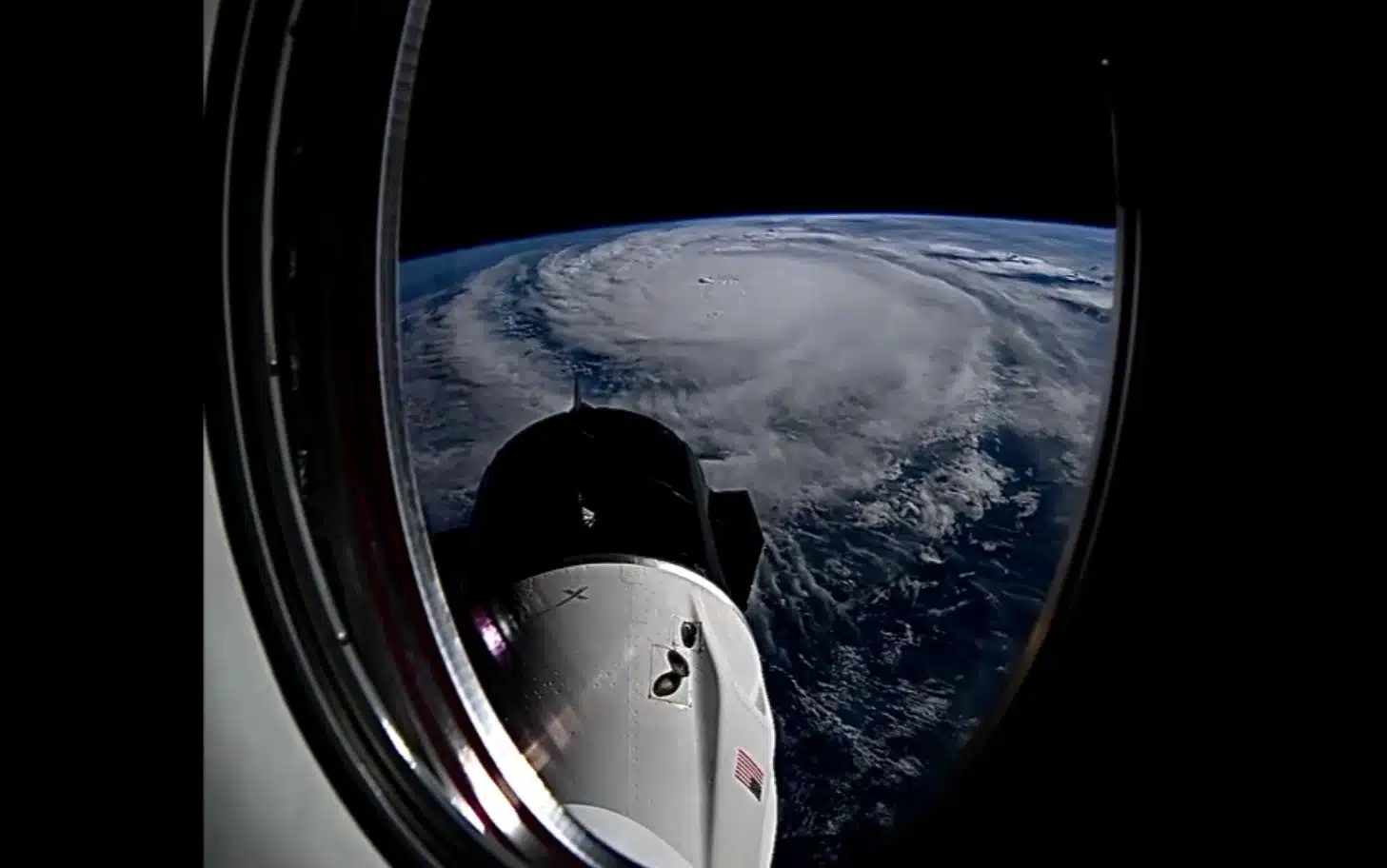 Huracán Milton visto desde el espacio