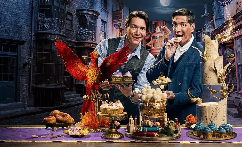 James y Oliver Phelps son los anfitriones del show de cocina de Harry Potter