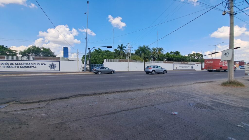 instalaciones de las oficinas de la Policía de Culiacán