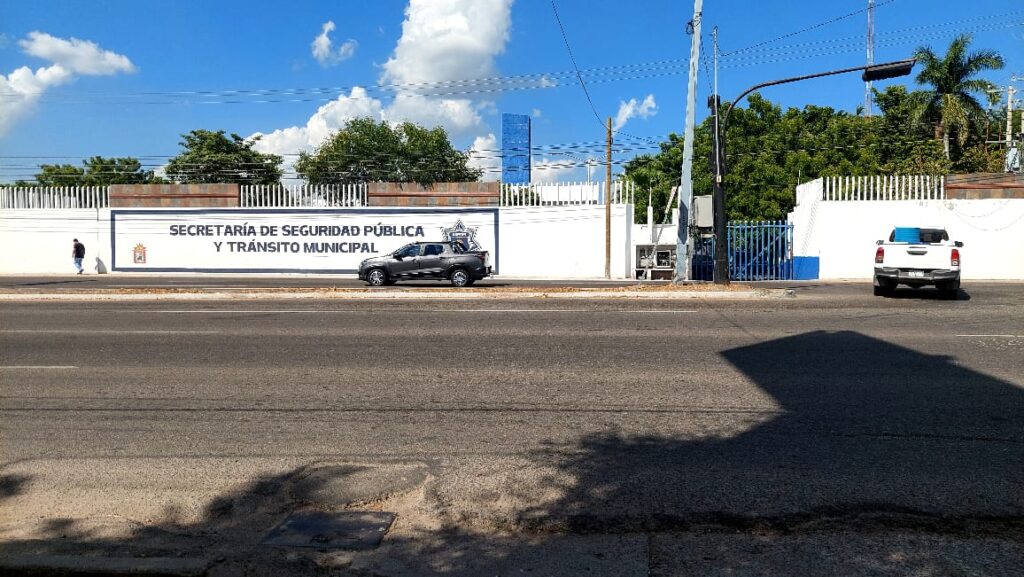 instalaciones de las oficinas de la Policía de Culiacán