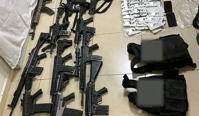 Armas decomisadas en Aguascalientes