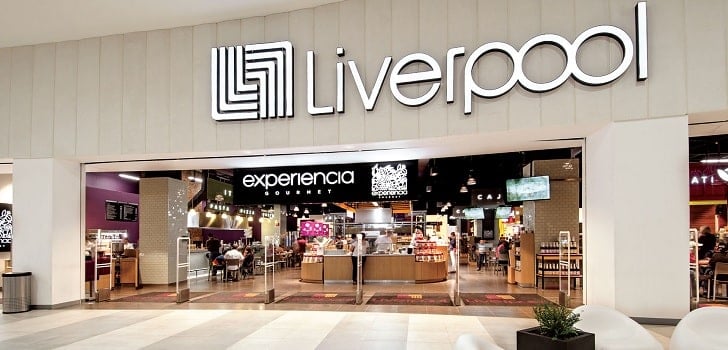 Entrada de la sucursal Liverpool en México