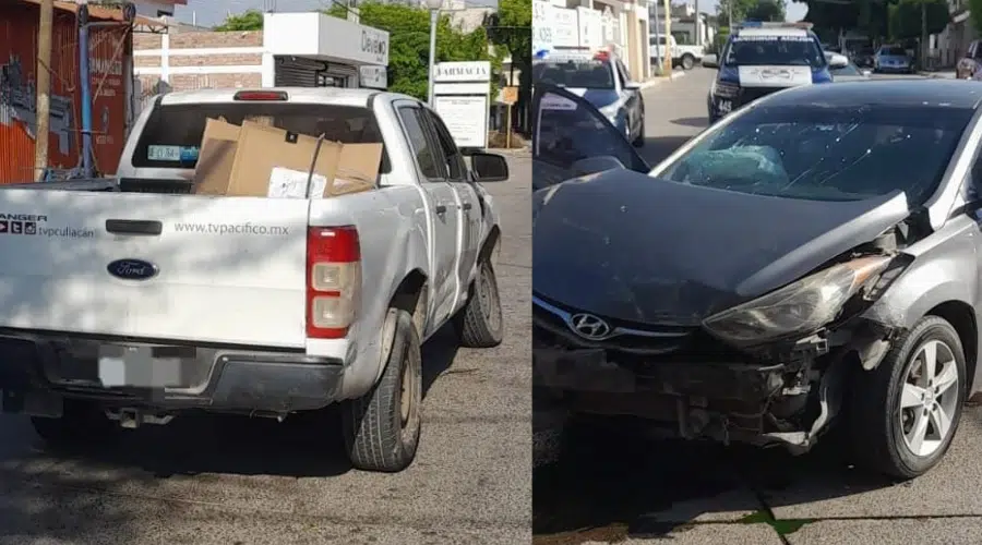 Culiacanense no hace alto y provoca aparatoso choque en Guasave; hay dos lesionados