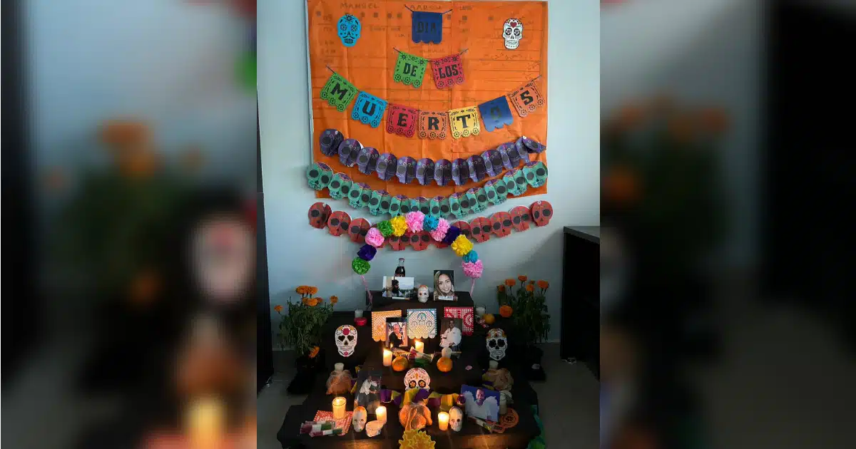 Altar de muertos dedicado a compañeros que han formado parte del grupo RSN.