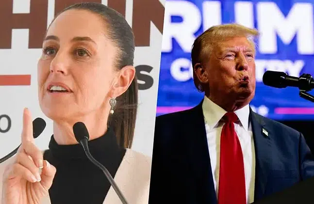 Claudia Sheinbaum y Donald Trump