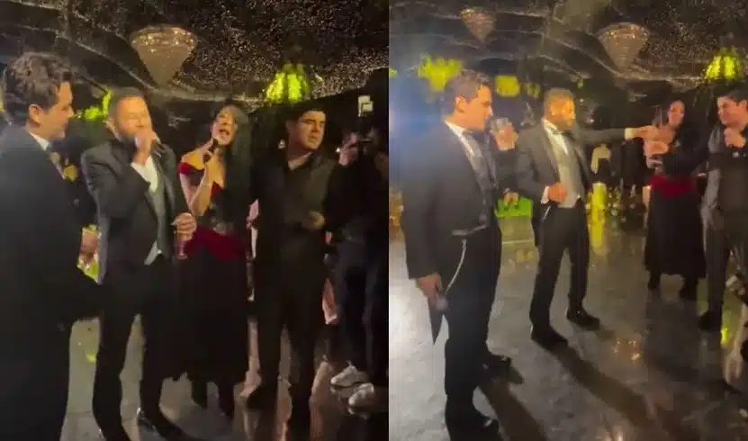 VIDEO: Nodal canta en fiesta lujosa de cumpleaños de su mamá