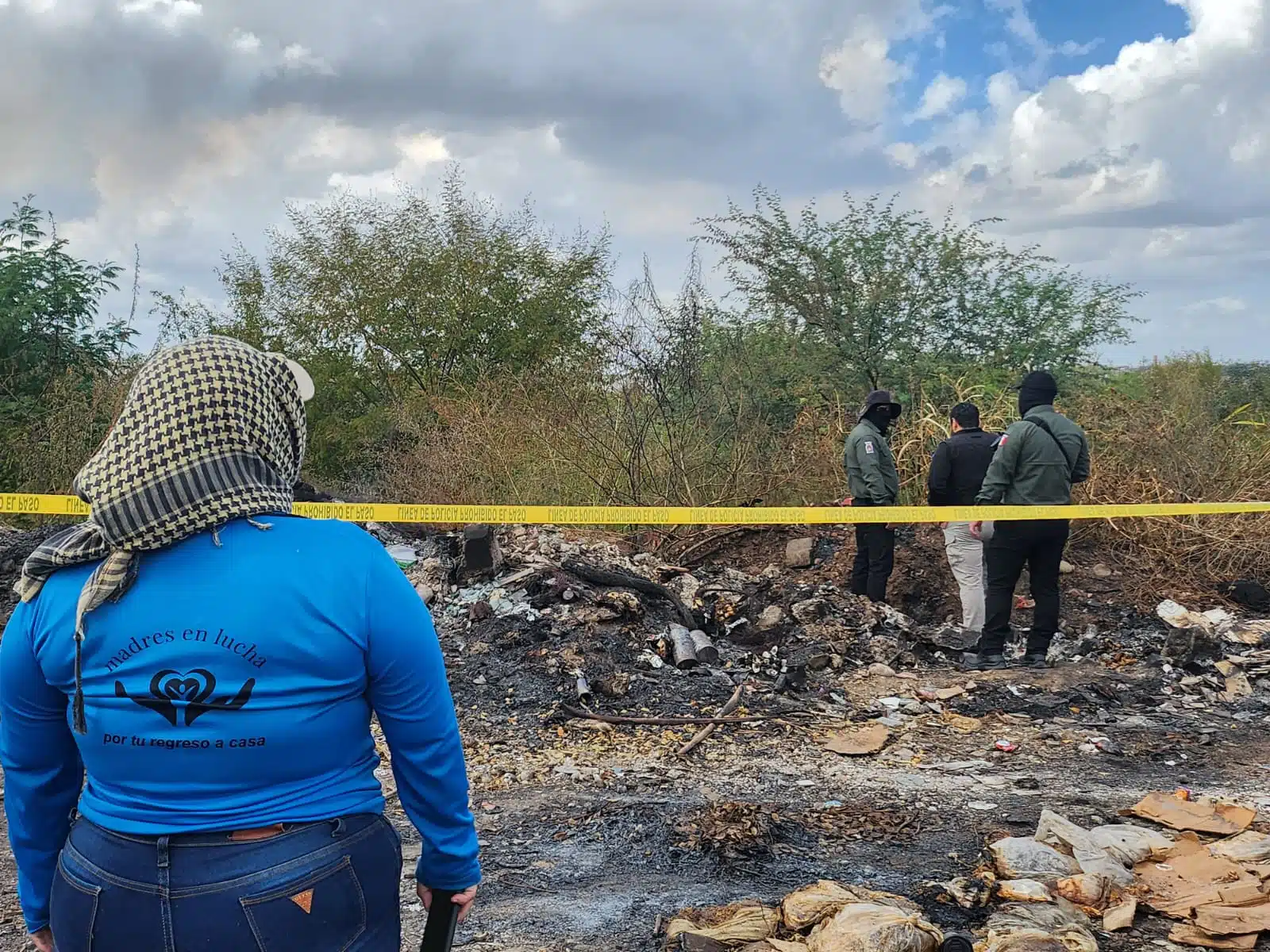 Colectivo Madres en Lucha localizan restos óseos al sur de Culiacán