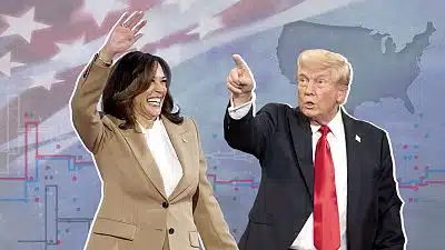 Donald Trump lidera el recuento de votos, suma 230 delegados y Kamala Harris 192