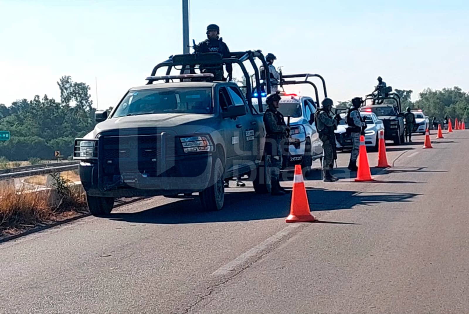 Policía Estatal en carretera