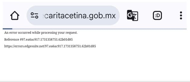 Error de sistema