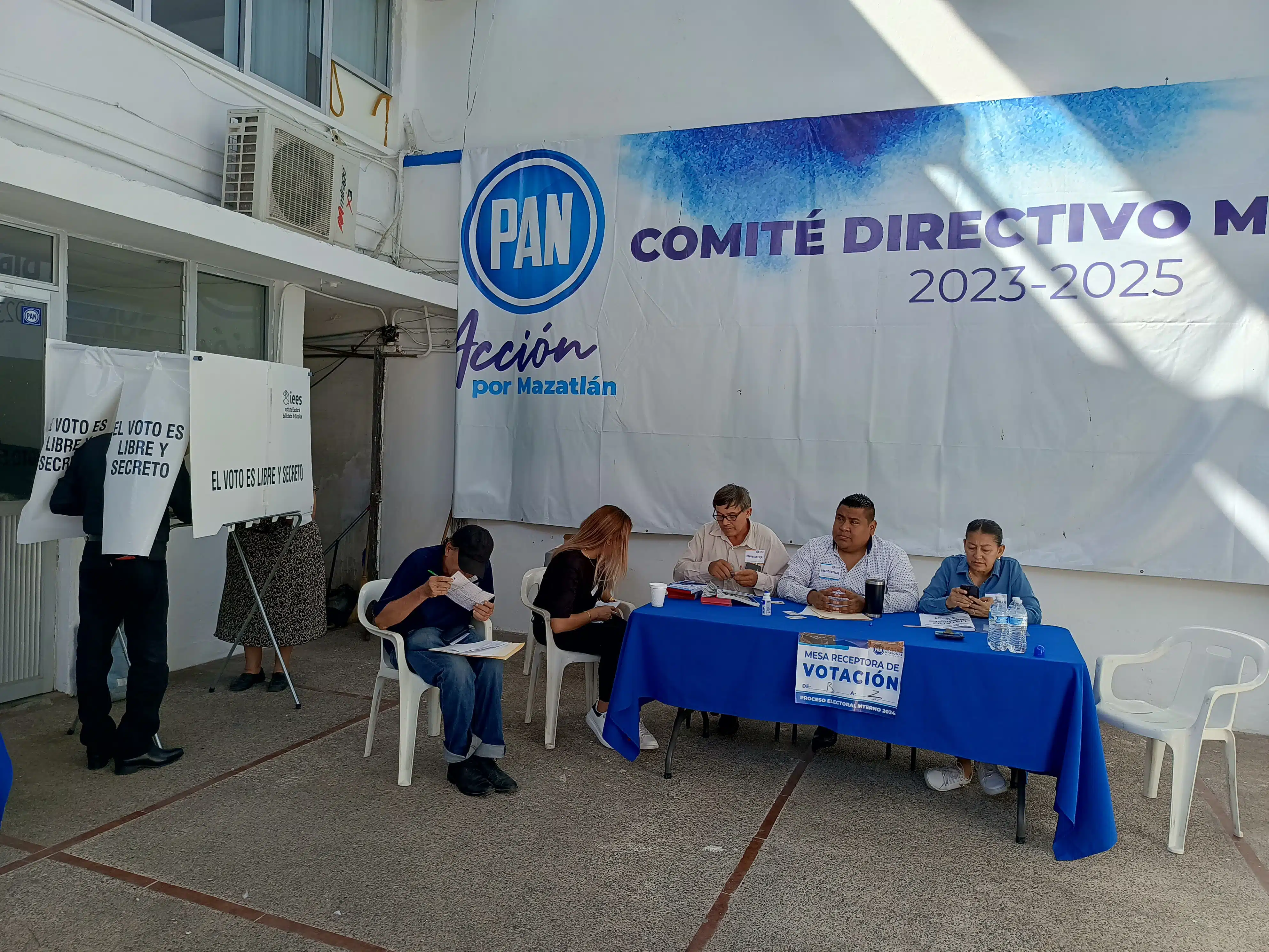 Elección interna del PAN en Mazatlán.