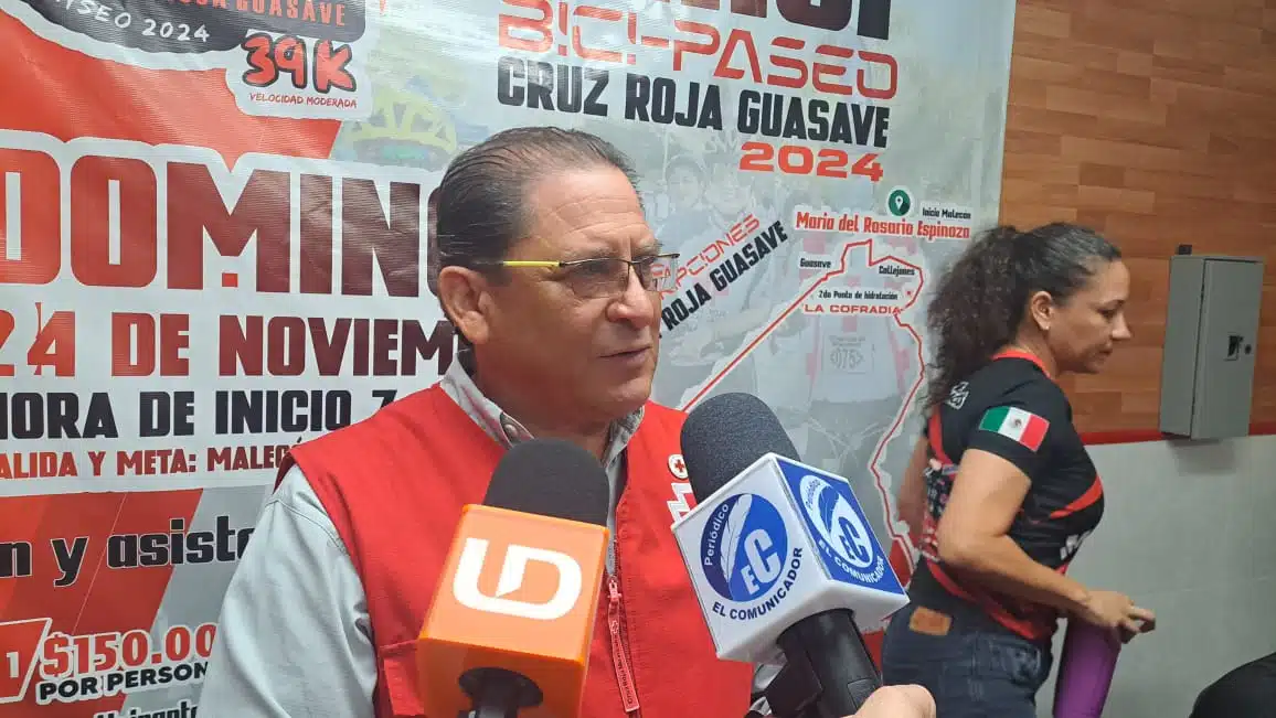 Eucario Ortiz Castro, presidente del Patronato de Cruz Roja Guasave