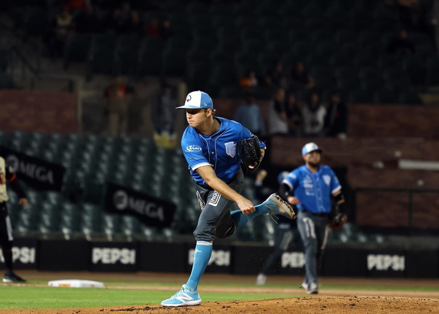 Grant Gavin lució intratable en el segundo juego de la serie y solo permitió dos imparables en su labor monticular