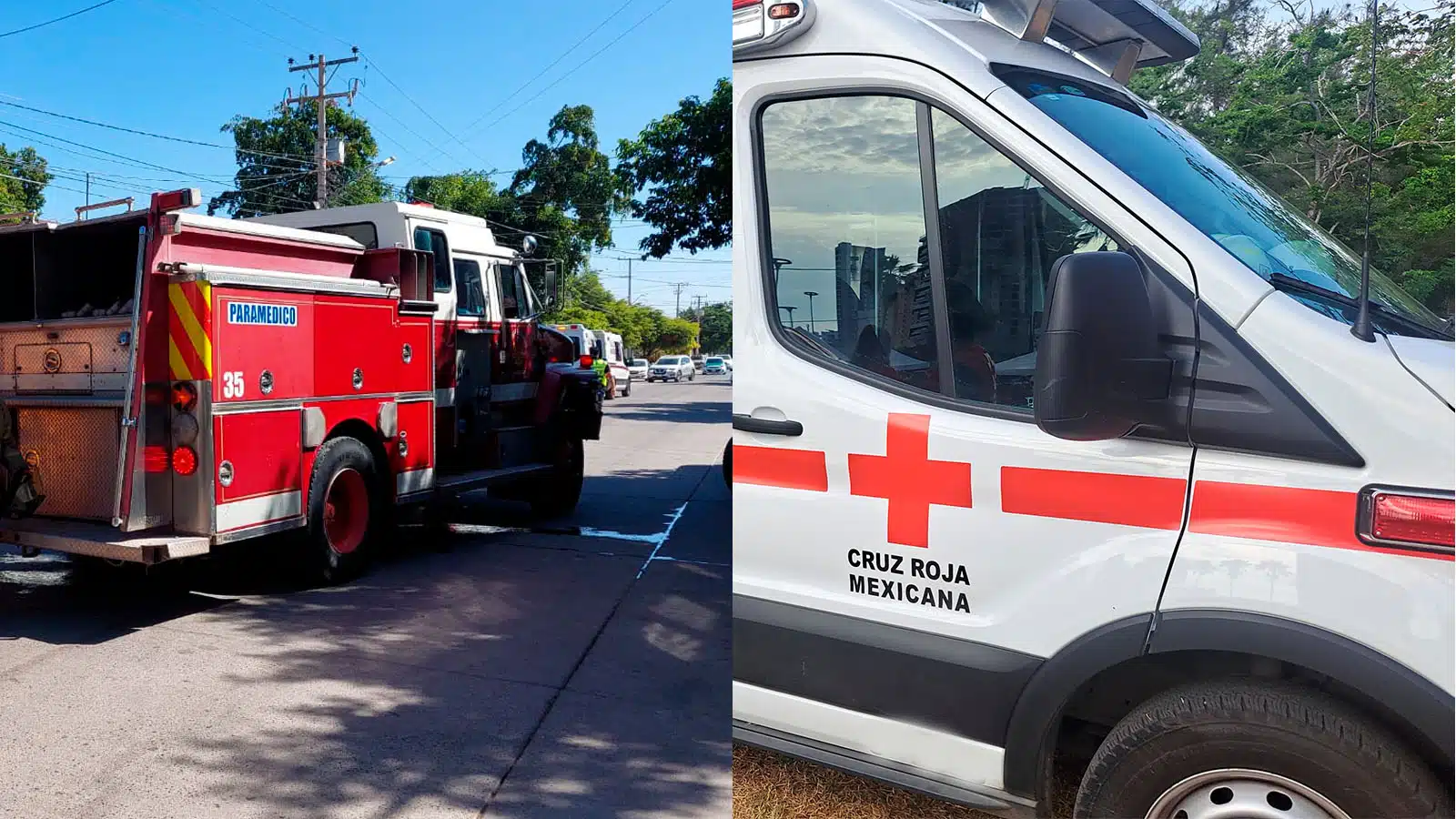 Intentan robar ambulancia y amenazan a bomberos en Mazatlán; en Culiacán reportan hombres armados SSPE