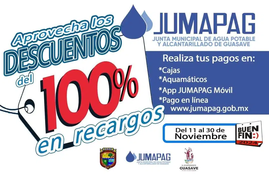 Jumapag también se suma al Buen Fin con descuentos del 100 % en recargos