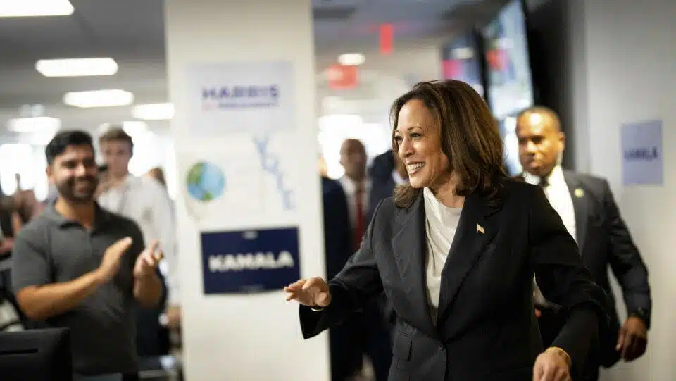 Kamala Harris promete trabajar por la paz en Gaza si es elegida presidenta