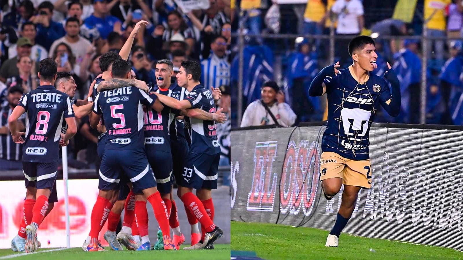 Llegan Rayados y Pumas a cuartos de final Liga MX