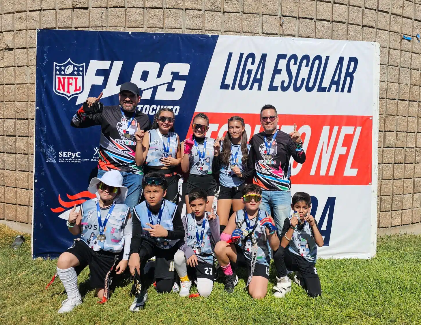 Los Huskids representan a Sinaloa en el Nacional de Tochito NFL U12