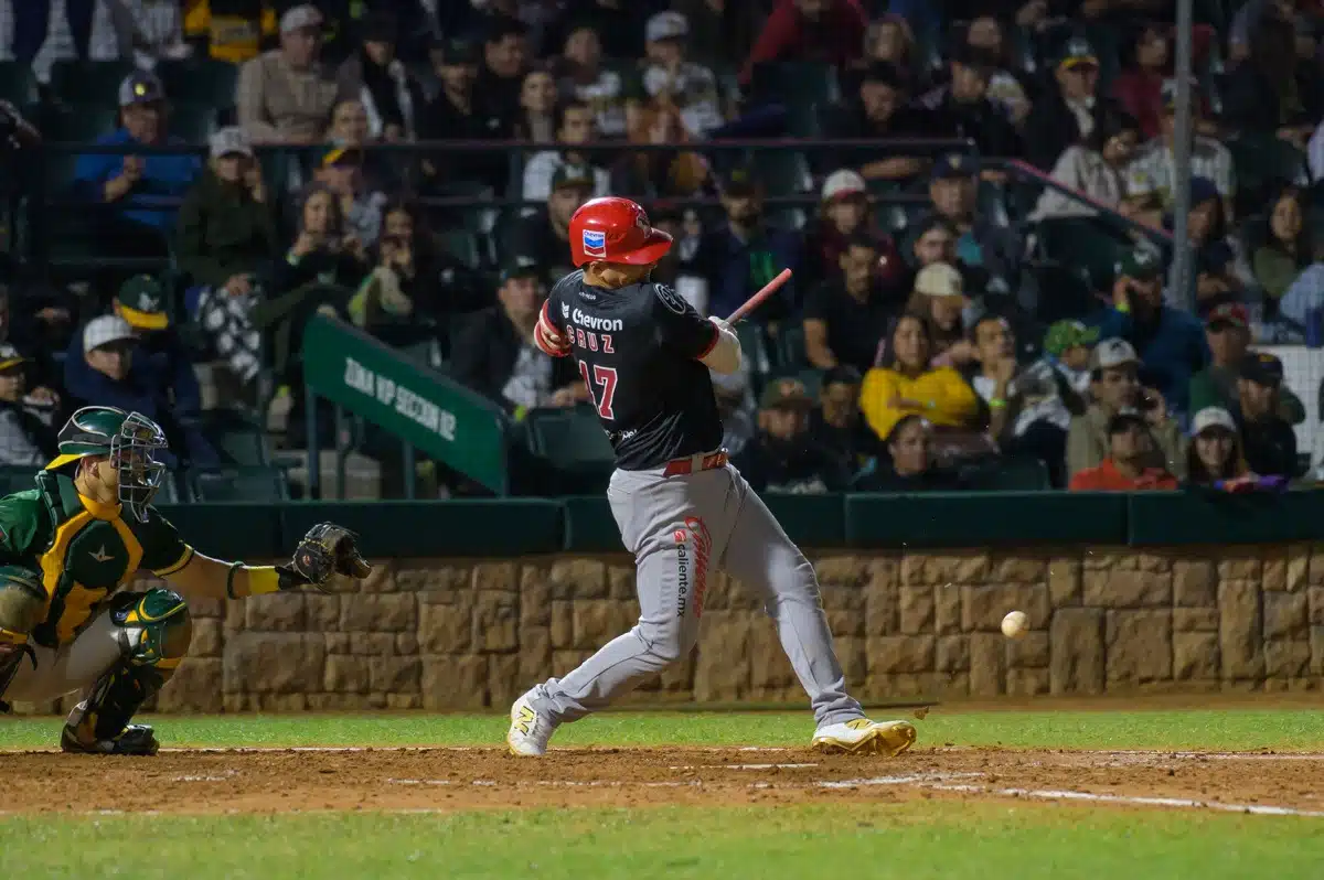 Luis Alfonso Cruz dio hit, recibió base por bolas y anotó par de carreras en la victoria de los Mayos.