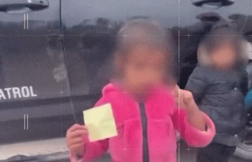 Niña salvadoreña es rescatada al cruzar sola la frontera