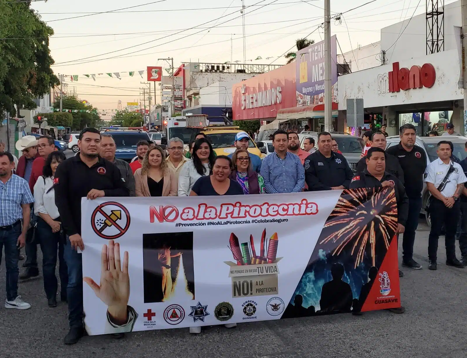 Ayuntamiento de Guasave pone en marcha en el Centro de la ciudad el operativo 