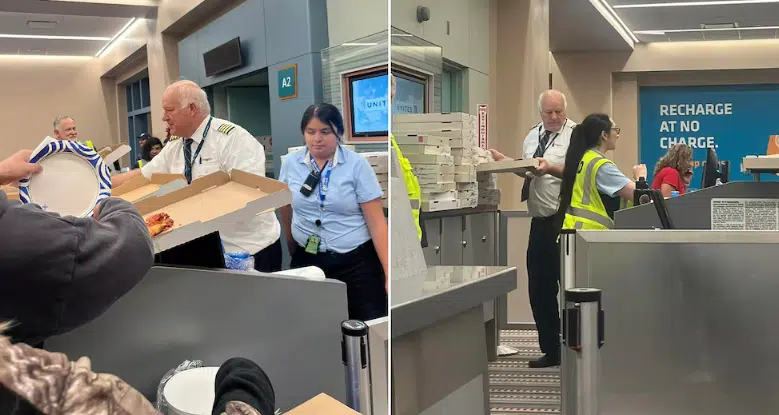 VIRAL: Piloto compra pizzas para sus 155 pasajeros en compensación por retraso en el vuelo