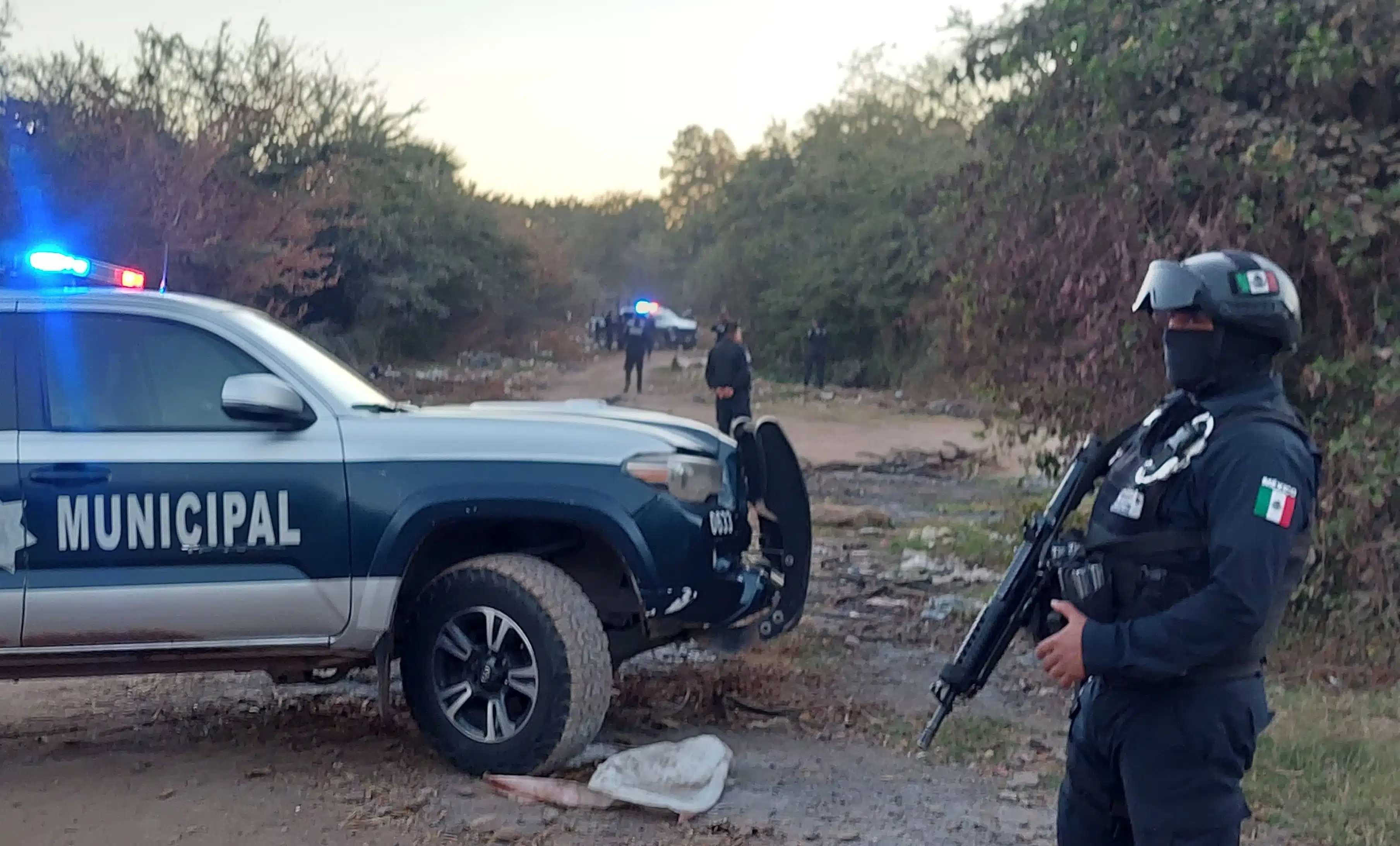 Policía Municipal-San José-basurón de Guasave