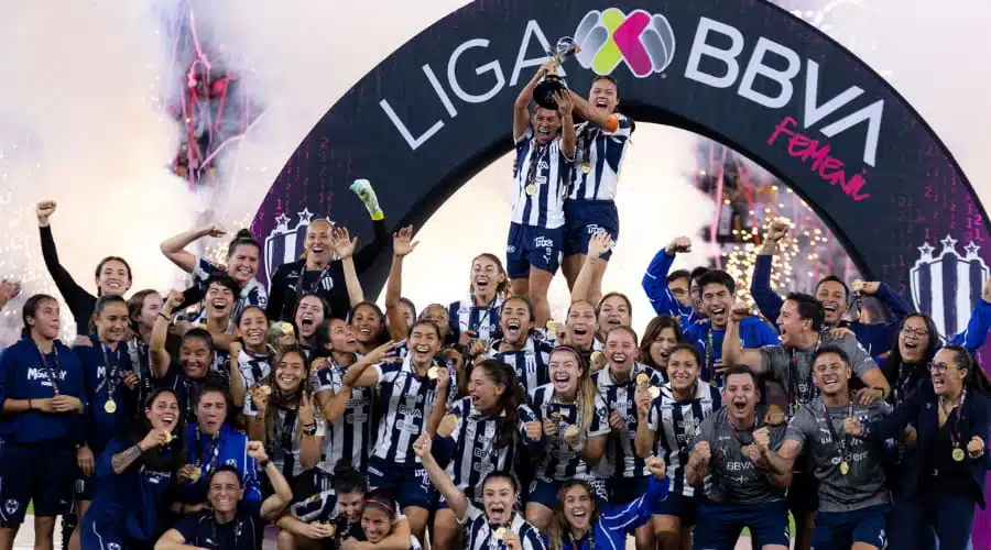 Rayadas de Monterrey se coronan como bicampeonas de Liga Mx Femenil