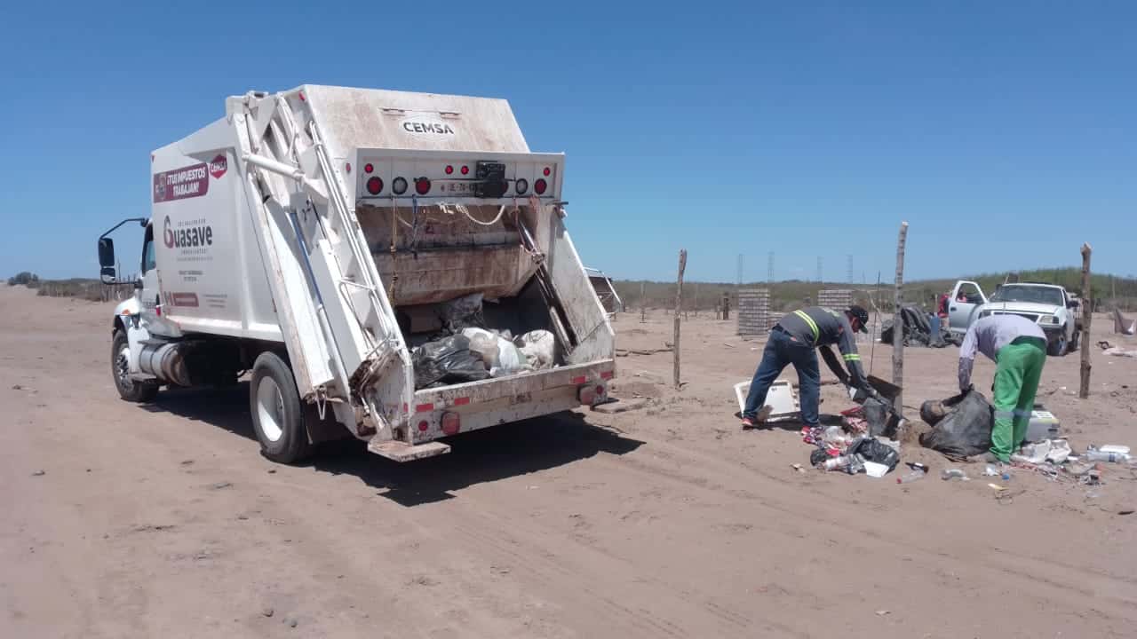 Camión recolector de basura de Guasave