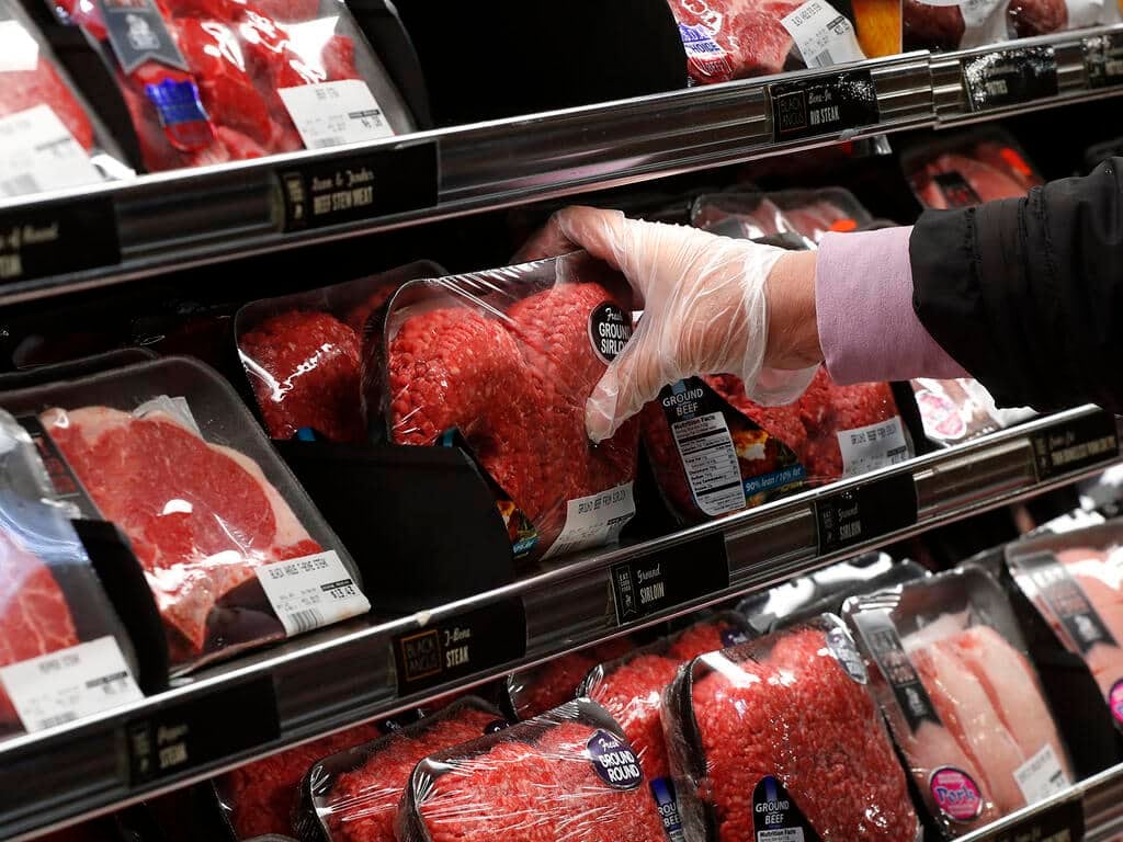 Retiran más de 75 mil kilos de carne molida por riesgo de contaminación en Estados Unidos