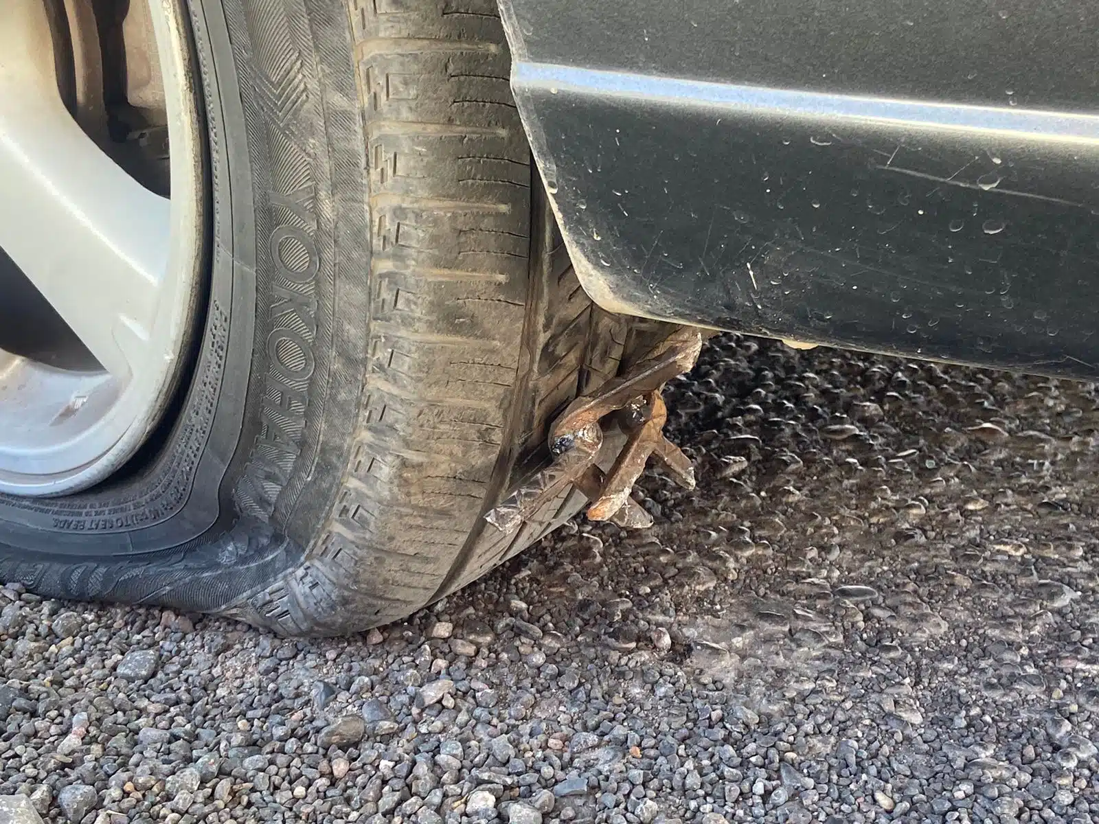 San Ignacio bloqueos y ponchllantas, México 15