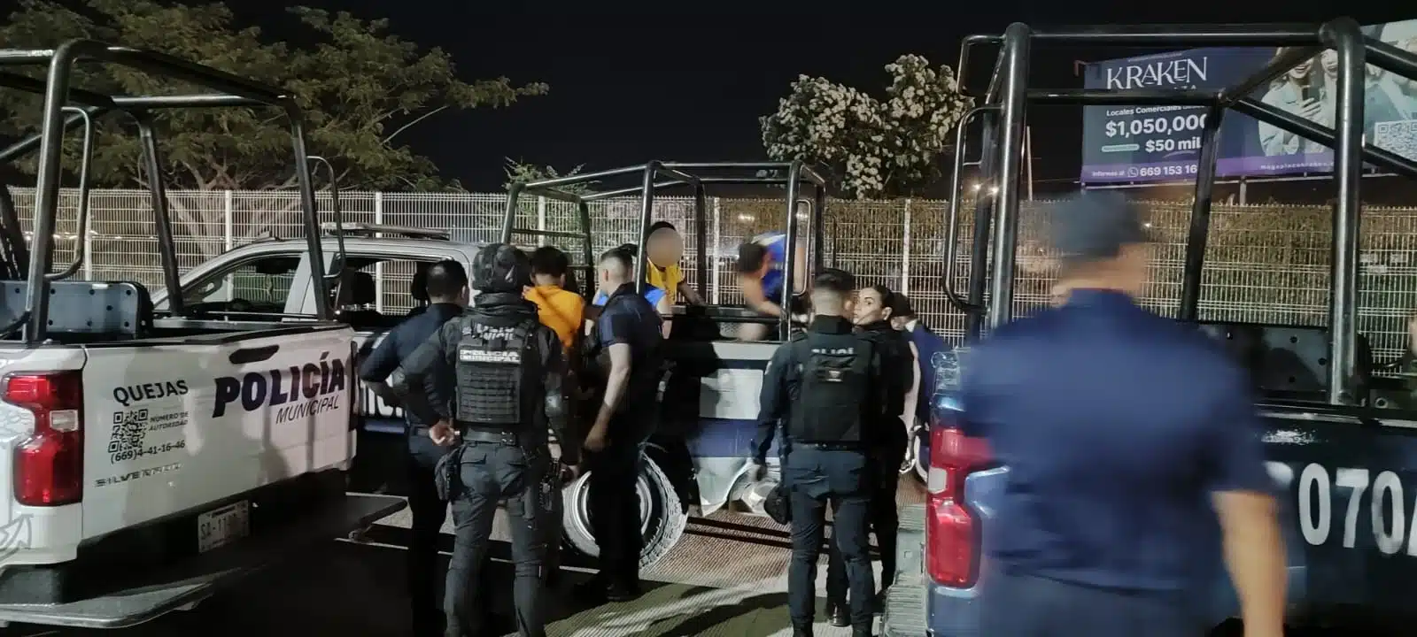 Operativo de seguridad en El Encanto con motivo del juego entre América y Mazatlán FC.