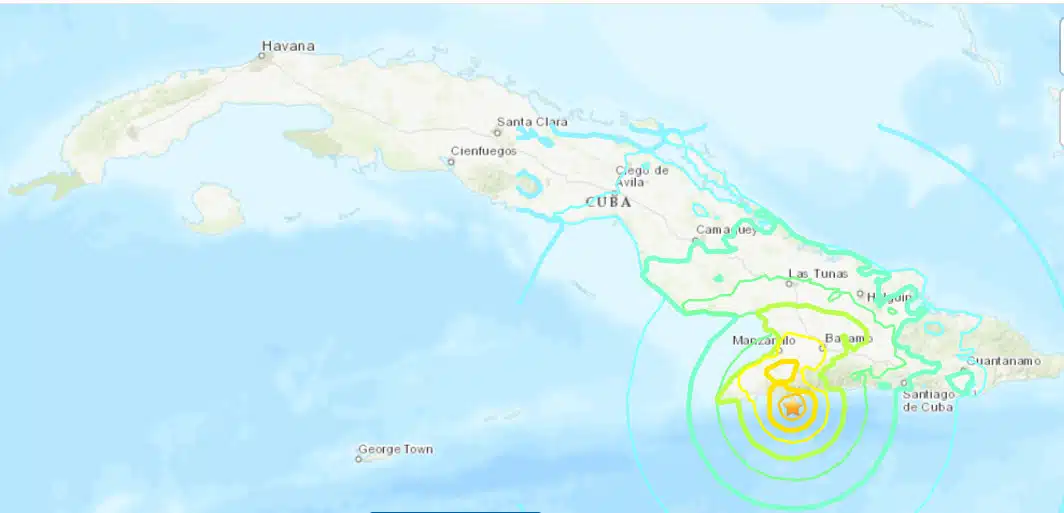 Terremoto de 6.8 de magnitud golpea a Cuba