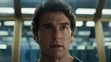 Primer plano al rostro de Tom Cruise en 