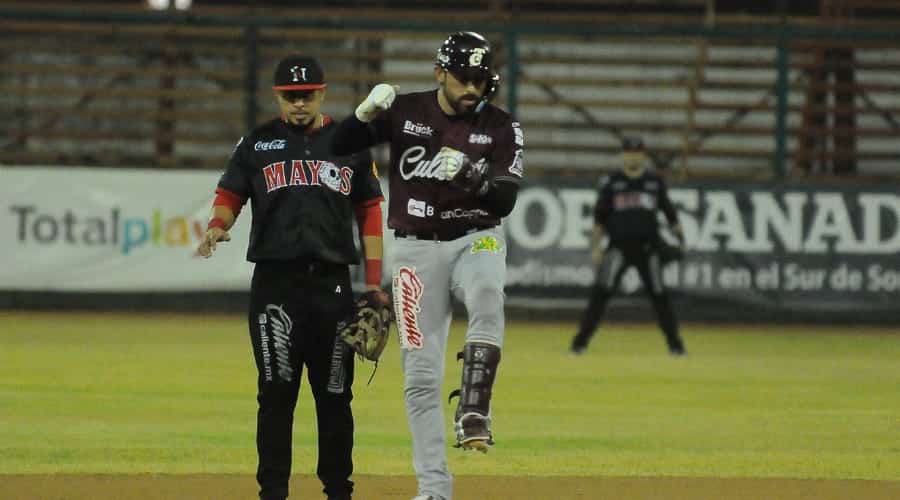 Juego entre Tomateros de Culiacán y Mayos de Navojoa este miércoles 13 de noviembre de 2024.