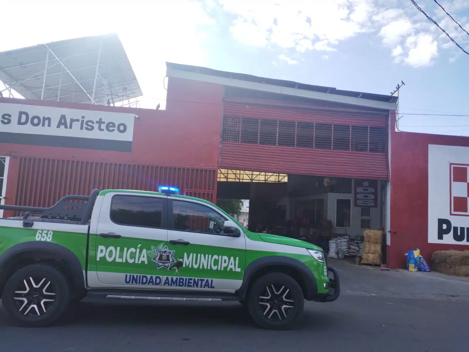 Unidad ambiental de la Policía Municipal de Guasave