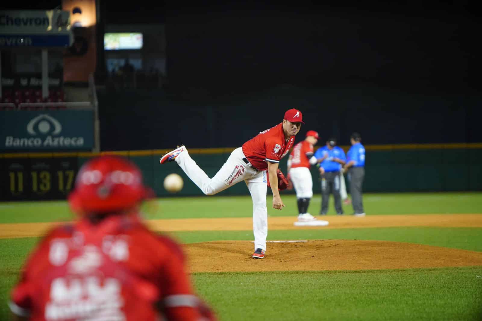 Venados de Mazatlán en juego contra Yaquis de Cd. Obregón.