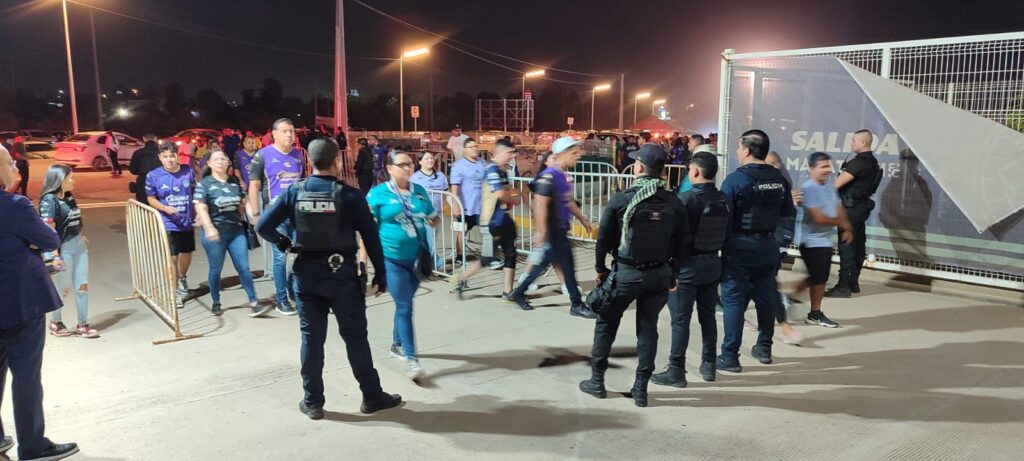 Incidentes menores, el saldo del operativo en el juego Mazatlán vs Pumas