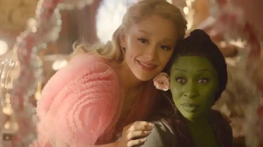 Ariana Grande y Cynthia Erivo en la película de Wicked