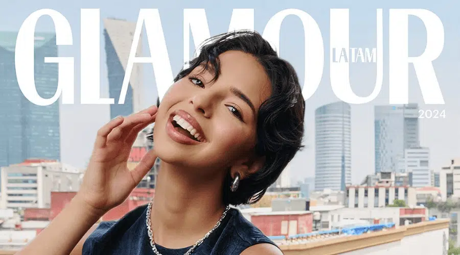 La hija de Pepe Aguilar estuvo acompañada de su esposo Christian Nodal, para recibir este reconocimiento otorgardo por la revista Glamour México.