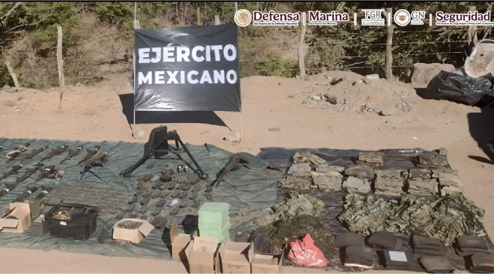 Aseguramiento en operativo del Ejército Mexicano