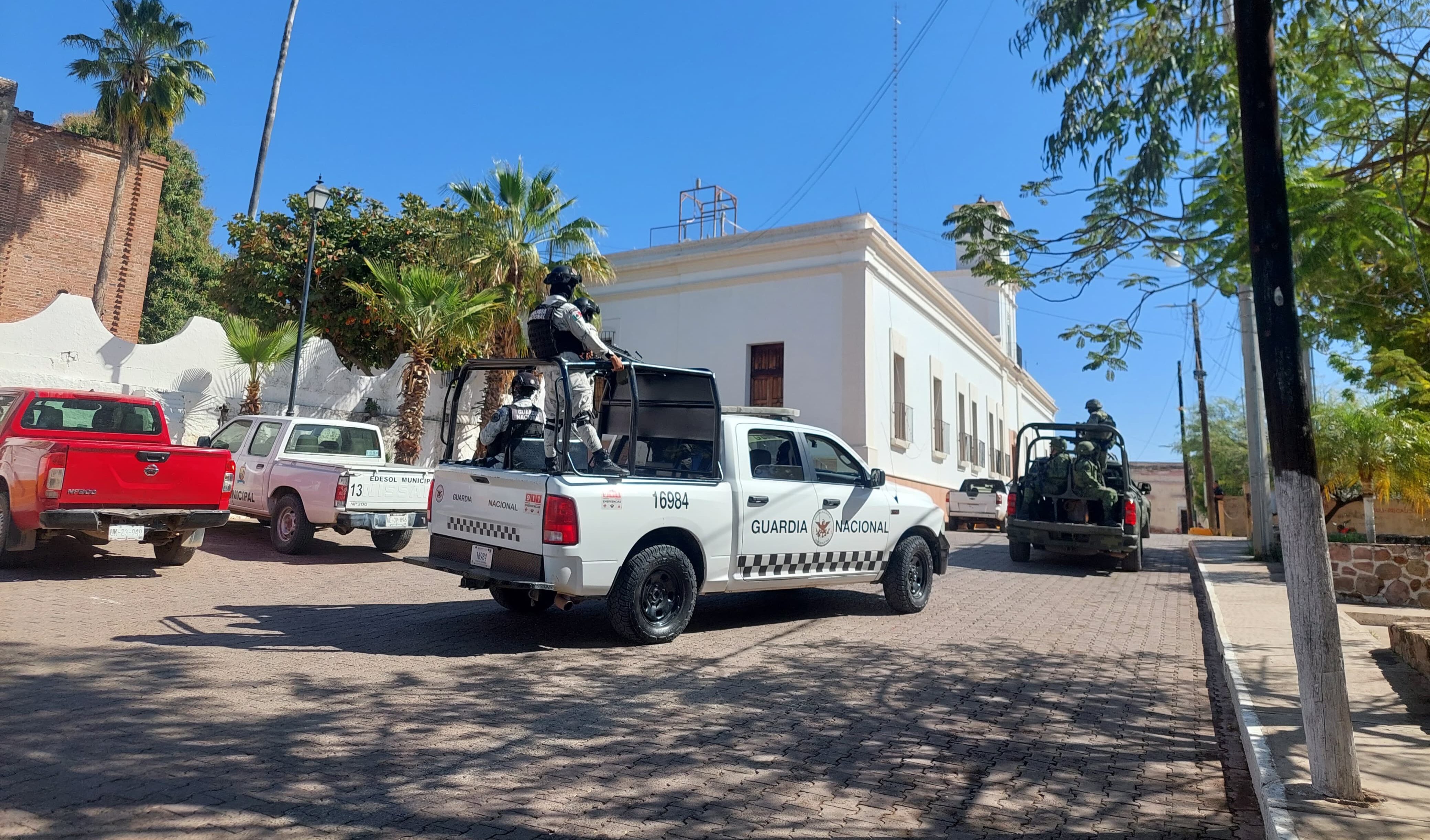 Elementos de la Guardia Nacional en recorridos