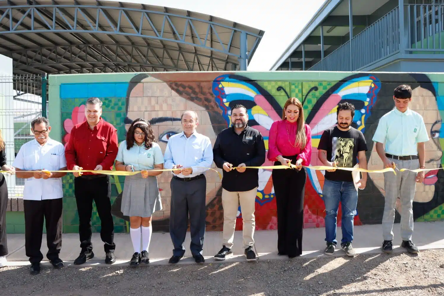 Inauguración de mural en Cobaes