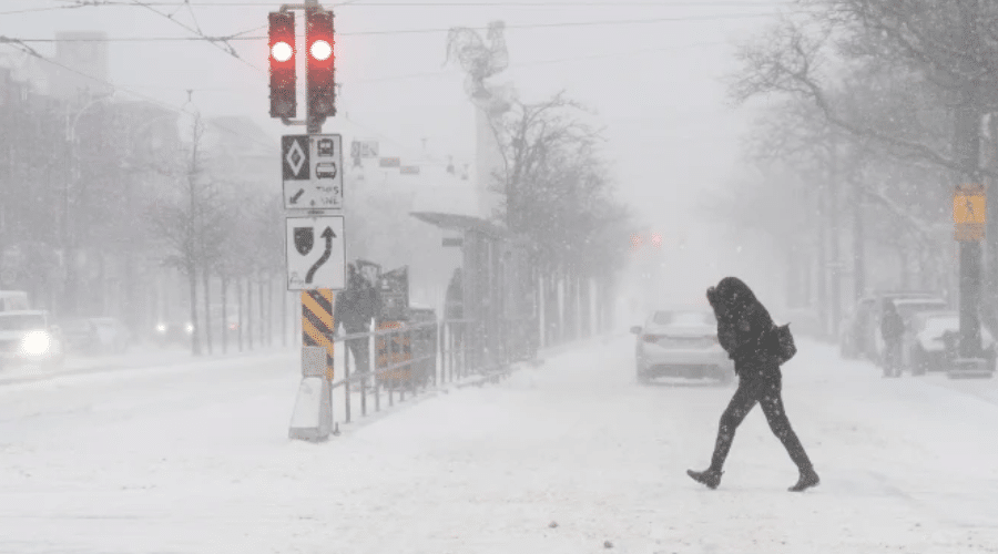 nieve en NY