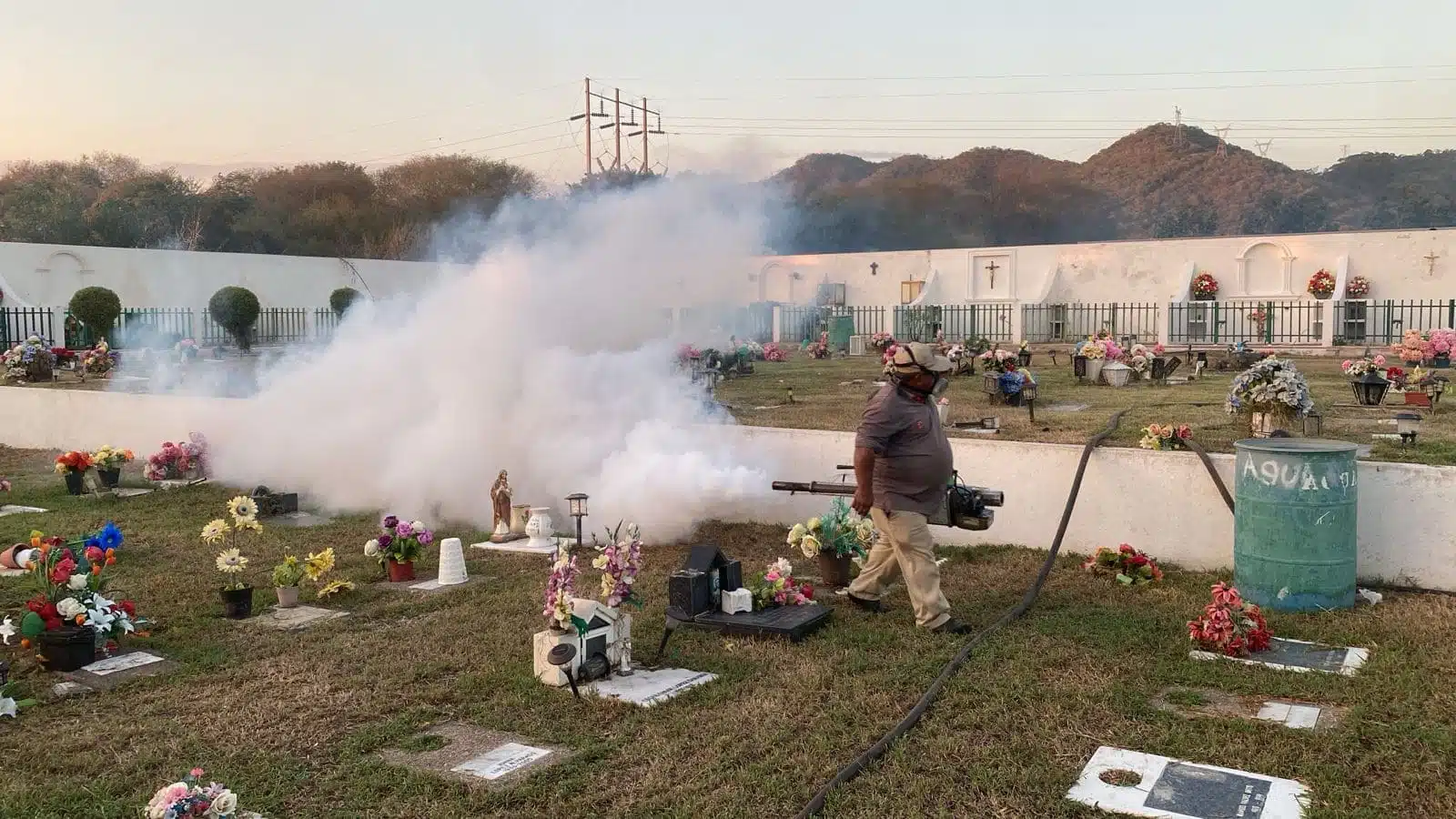 Ante el aumento de casos de dengue, se han implementado medidas preventivas en los panteones