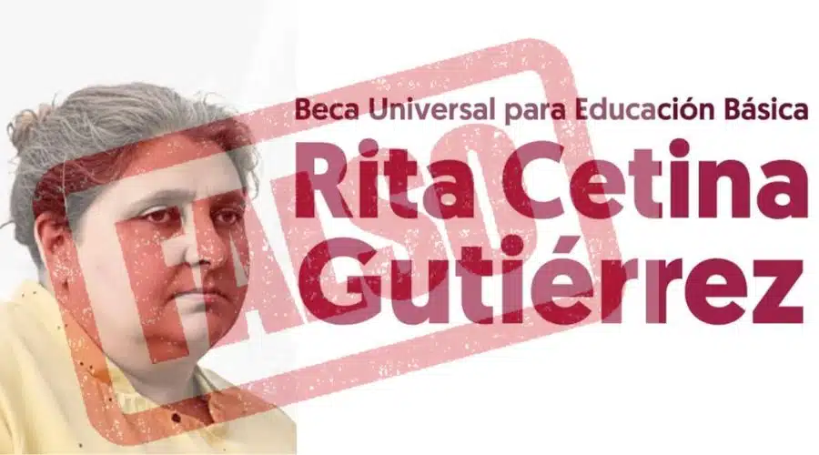 Falsean página oficial para la beca Rita Cetina