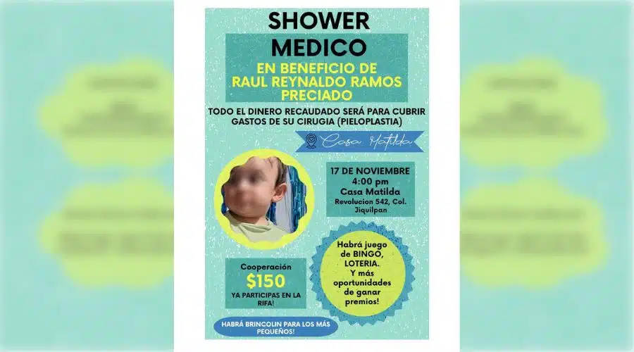 Invitan a shower médico