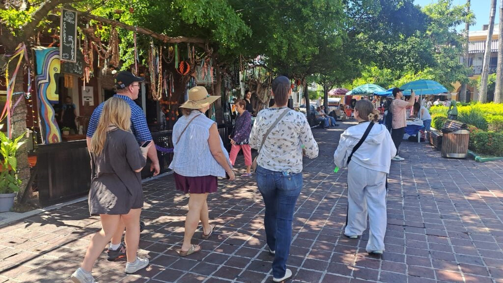 Turistas en Mazatlán