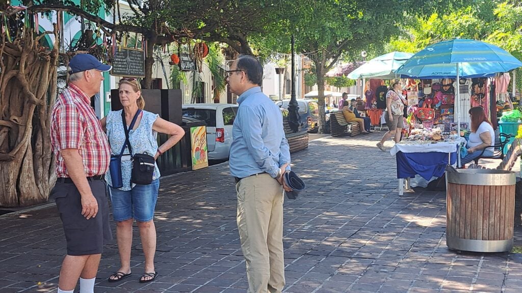 Turistas en Mazatlán